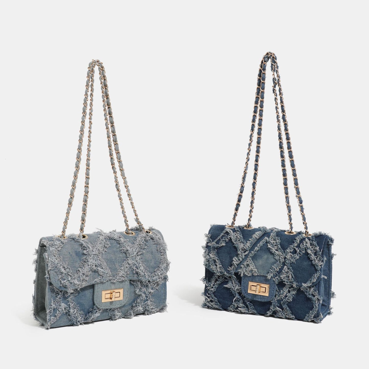 NIEUW BINNEN PerlaZ schoudertas denim
