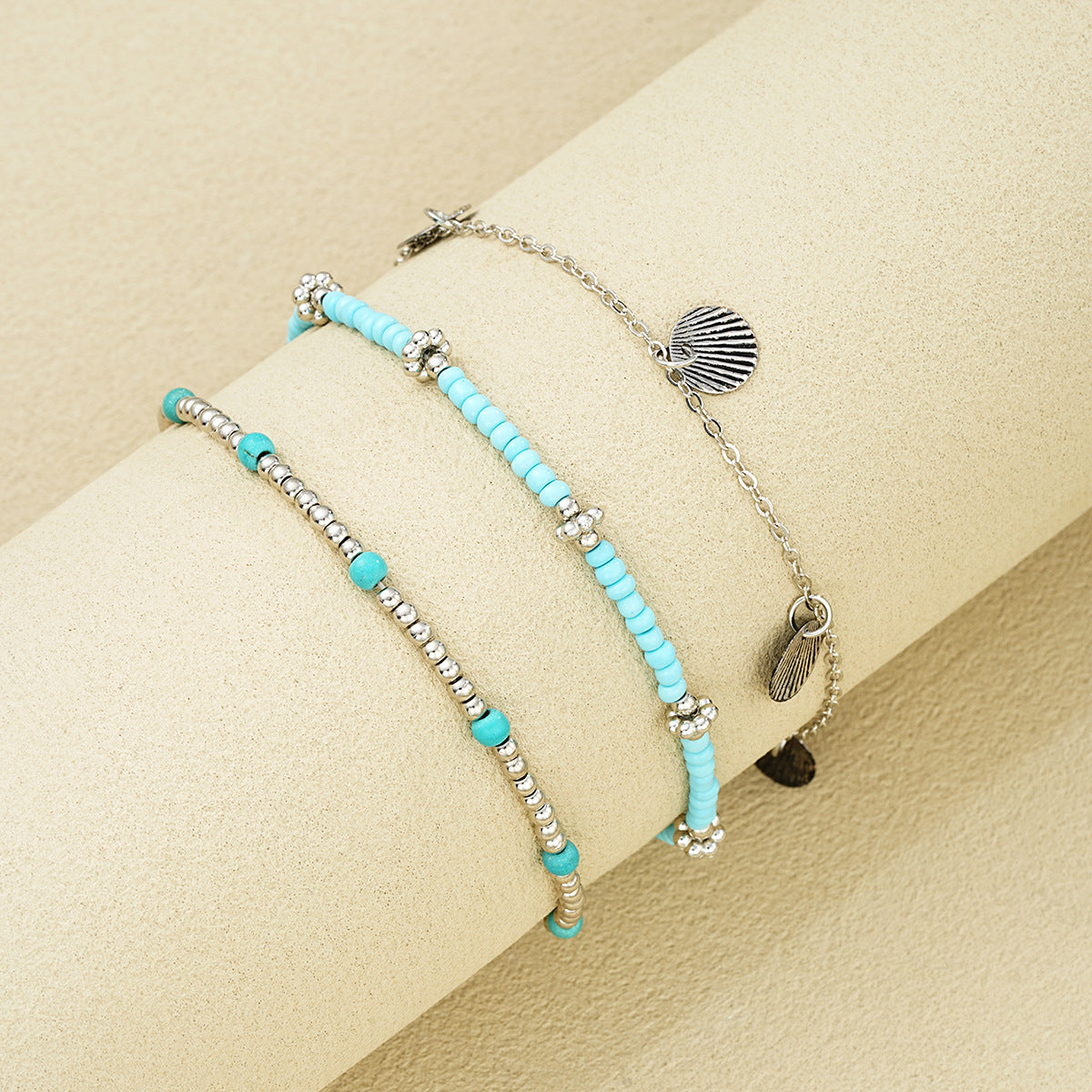 PerlaZ set enkelbandjes beachy