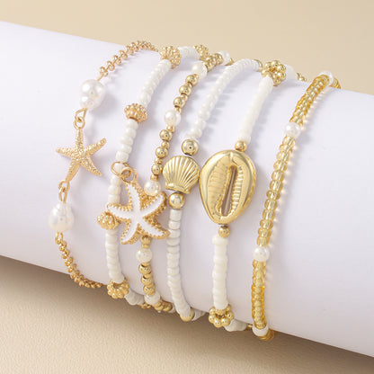 PerlaZ beachy- armbandjes set