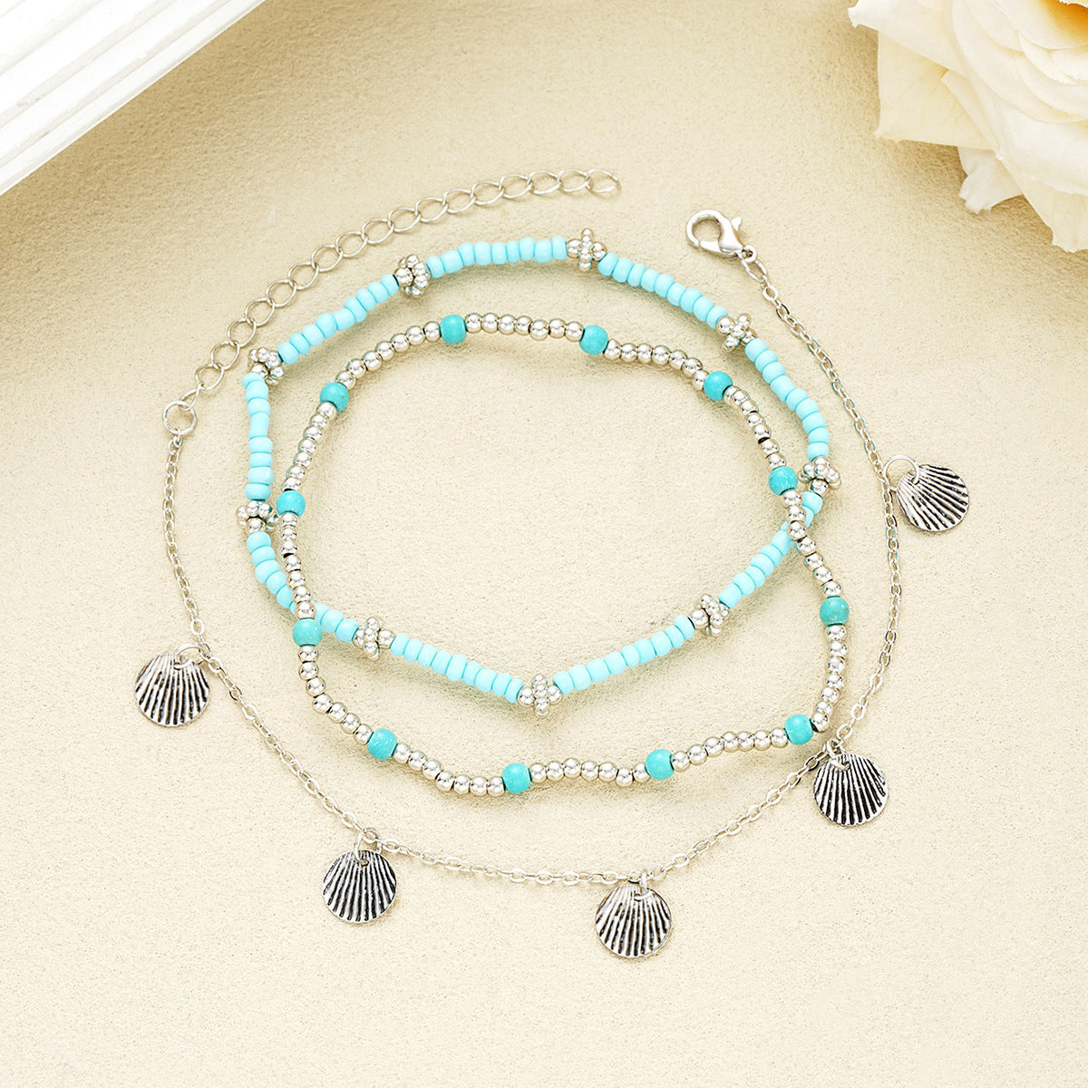 PerlaZ set enkelbandjes beachy